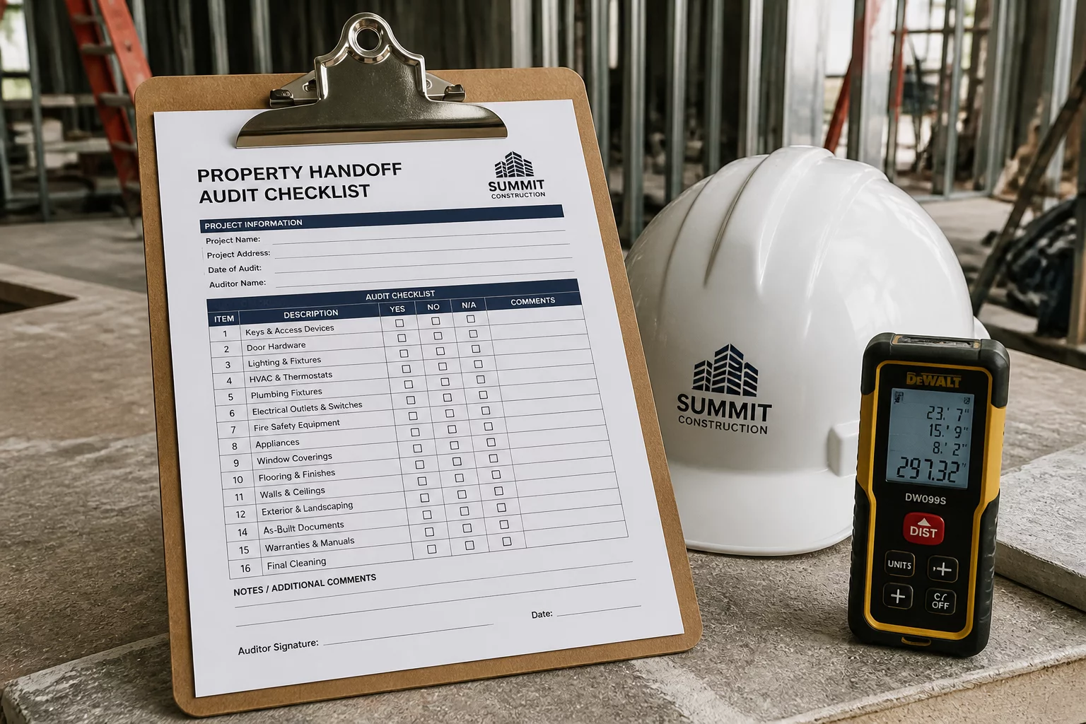 Handoff and Transition Audit Register